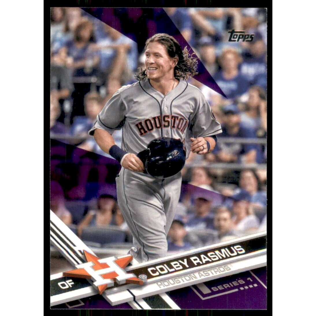 2017 Topps Toys R Us Purple Border #196 Colby Rasmus. rookie card picture