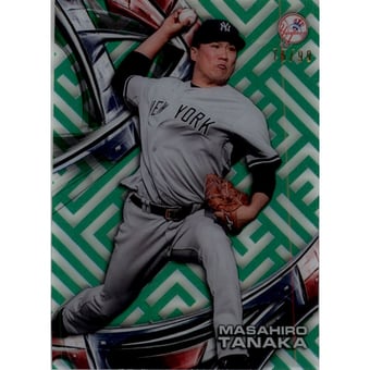 2016 Topps High Tek Green Rainbow #HTMTA Masahiro Tanaka