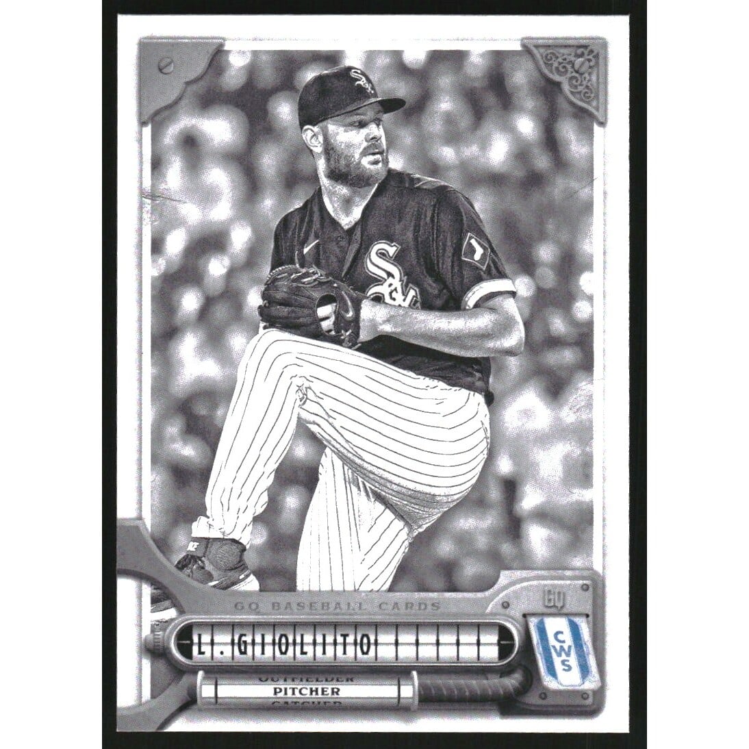 2022 Topps Gypsy Queen Black and White #67 Lucas Giolito. rookie card picture