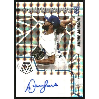 2022 Panini Mosaic Rookie Autographs Mosaic #28 Andre Jackson