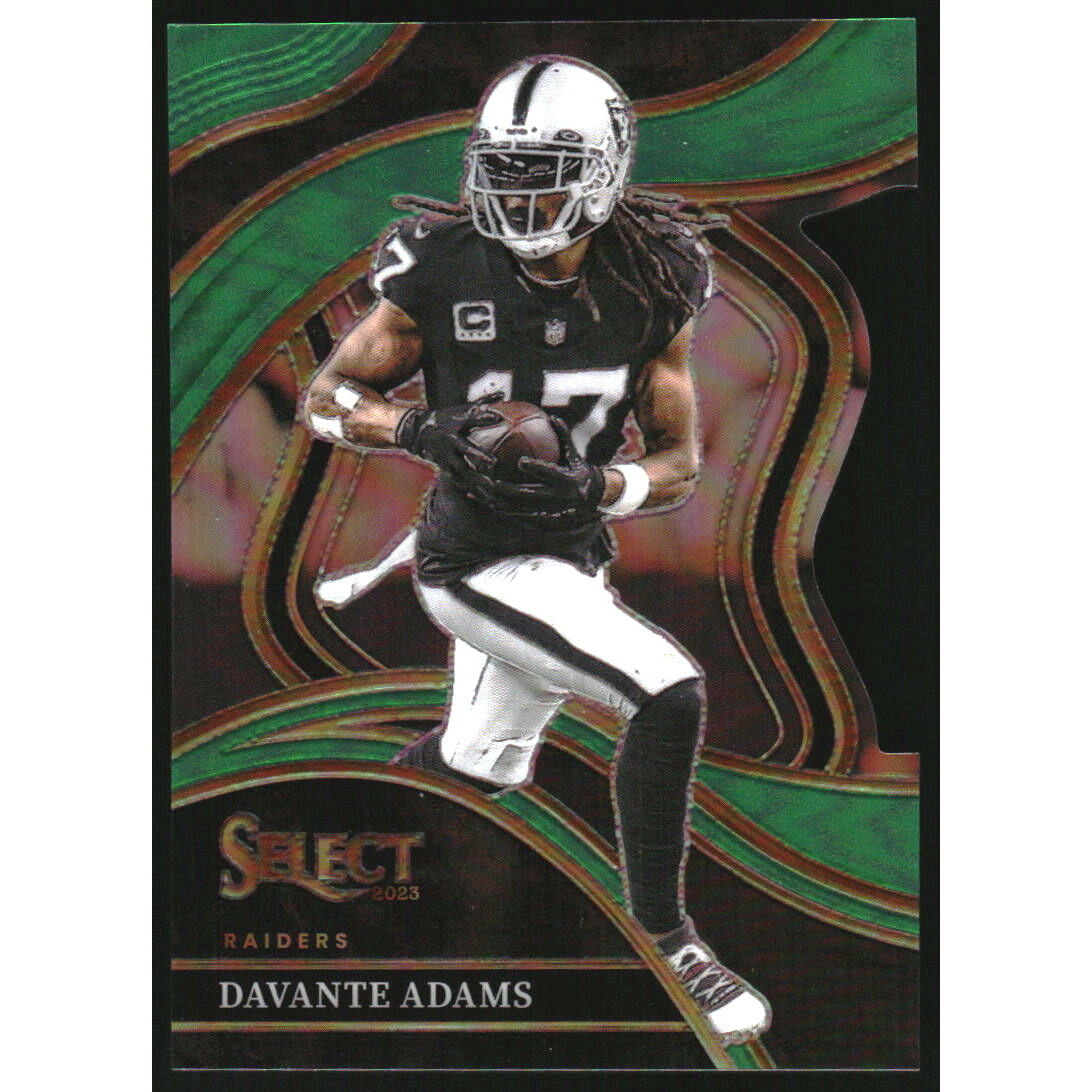 2023 Select Prizm Neon Green Die Cut #279 Davante Adams