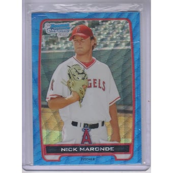 2012 Bowman Chrome Prospects Blue Wave Refractors #BCP31 Nick Maronde