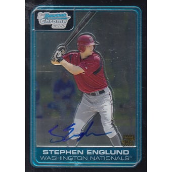2006 Bowman Chrome Draft Draft Picks #88 Stephen Englund AU