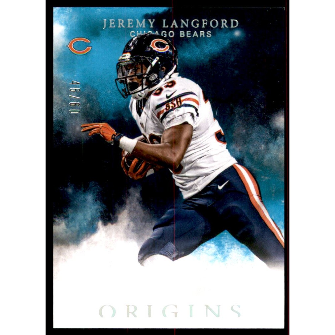 2016 Panini Origins Turquoise #64 Jeremy Langford. rookie card picture