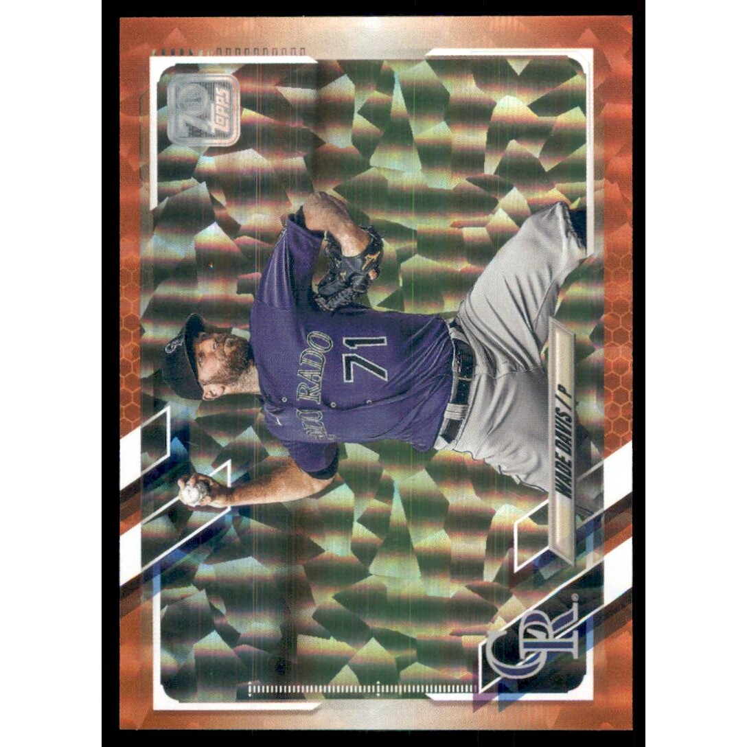 2021 Topps Orange Foil #206 Wade Davis