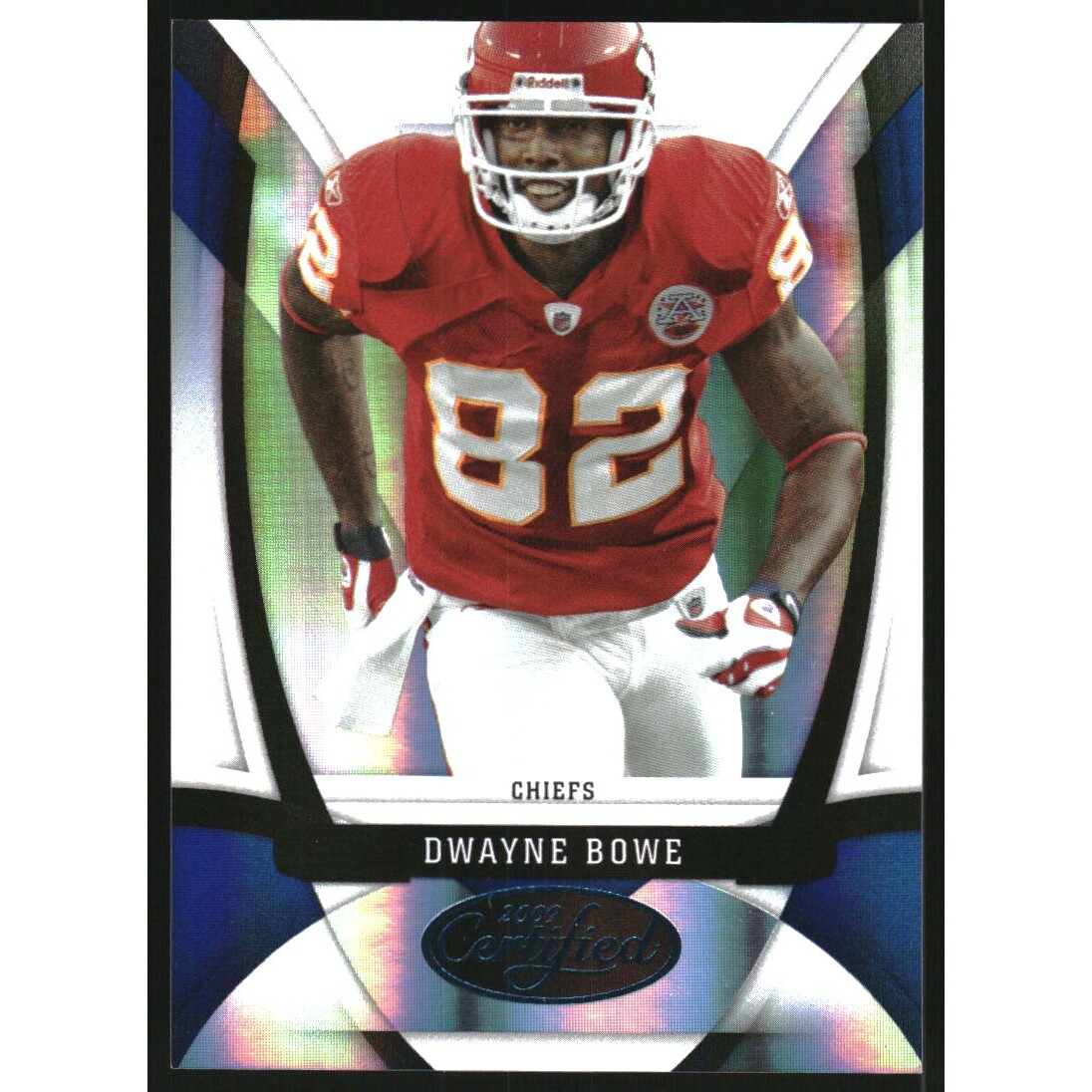 2009 Certified Mirror Blue #61 Dwayne Bowe
