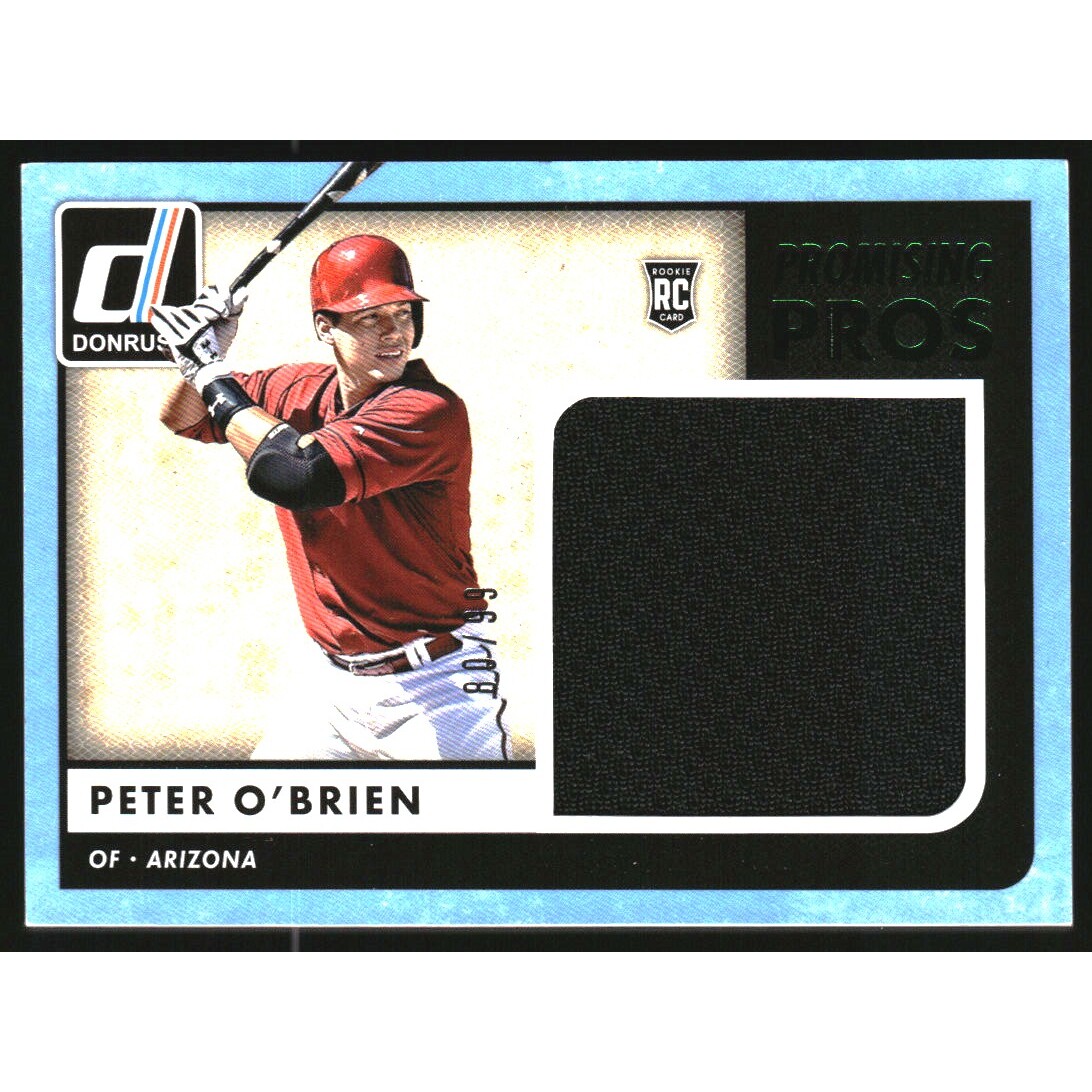 2016 Donruss Promising Pros Materials Green #PPMOB Peter O’Brien/99 2016 Donruss Promising Pros Materials Green #PPMOB Peter O’Brien/99
