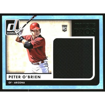 2016 Donruss Promising Pros Materials Green #PPMOB Peter O'Brien/99