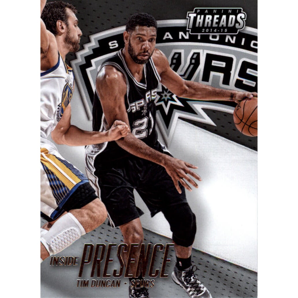 2014-15 Panini Threads Inside Presence #12 Tim Duncan. rookie card picture