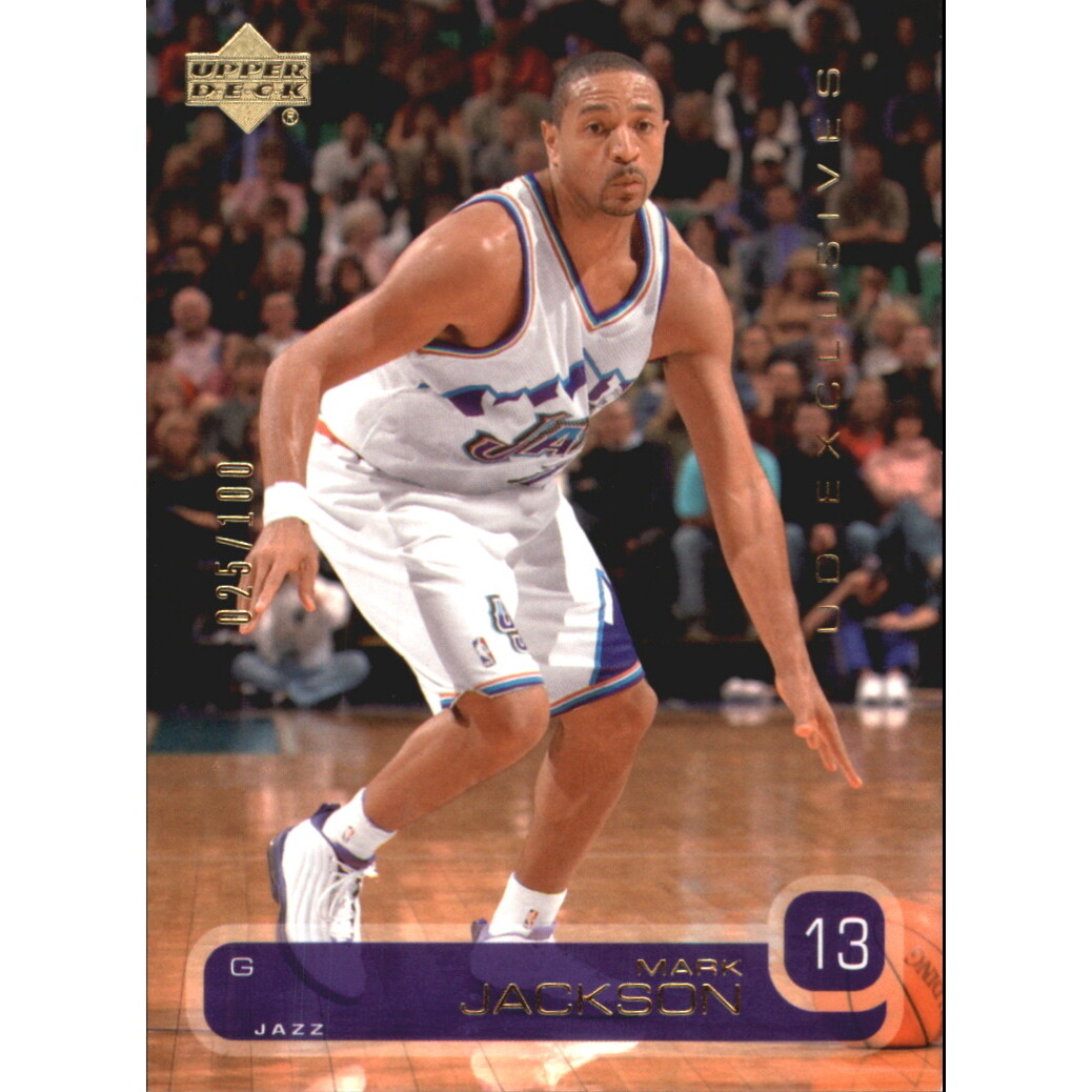 2002-03 Upper Deck Exclusives #383 Mark Jackson 2002-03 Upper Deck Exclusives #383 Mark Jackson