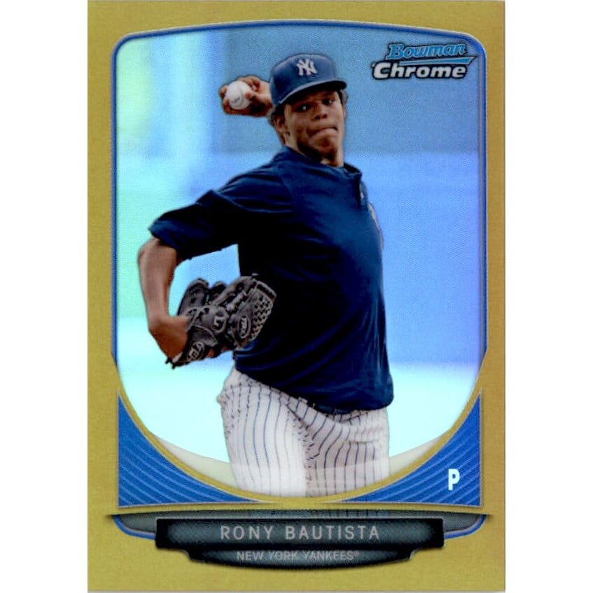 2013 Bowman Chrome Mini Gold Refractors #279 Rony Bautista