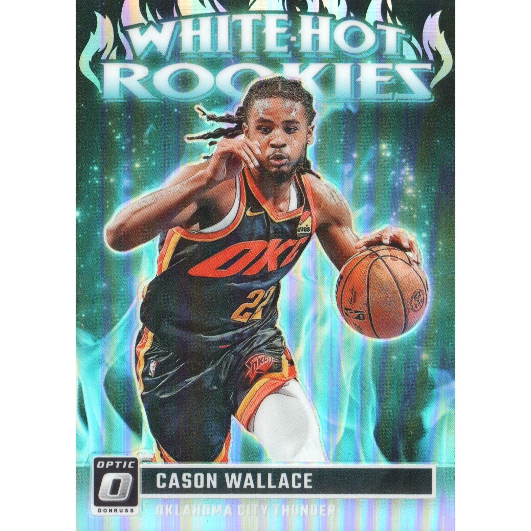 2023-24 Donruss Optic White Hot Rookies Holo #3 Cason Wallace