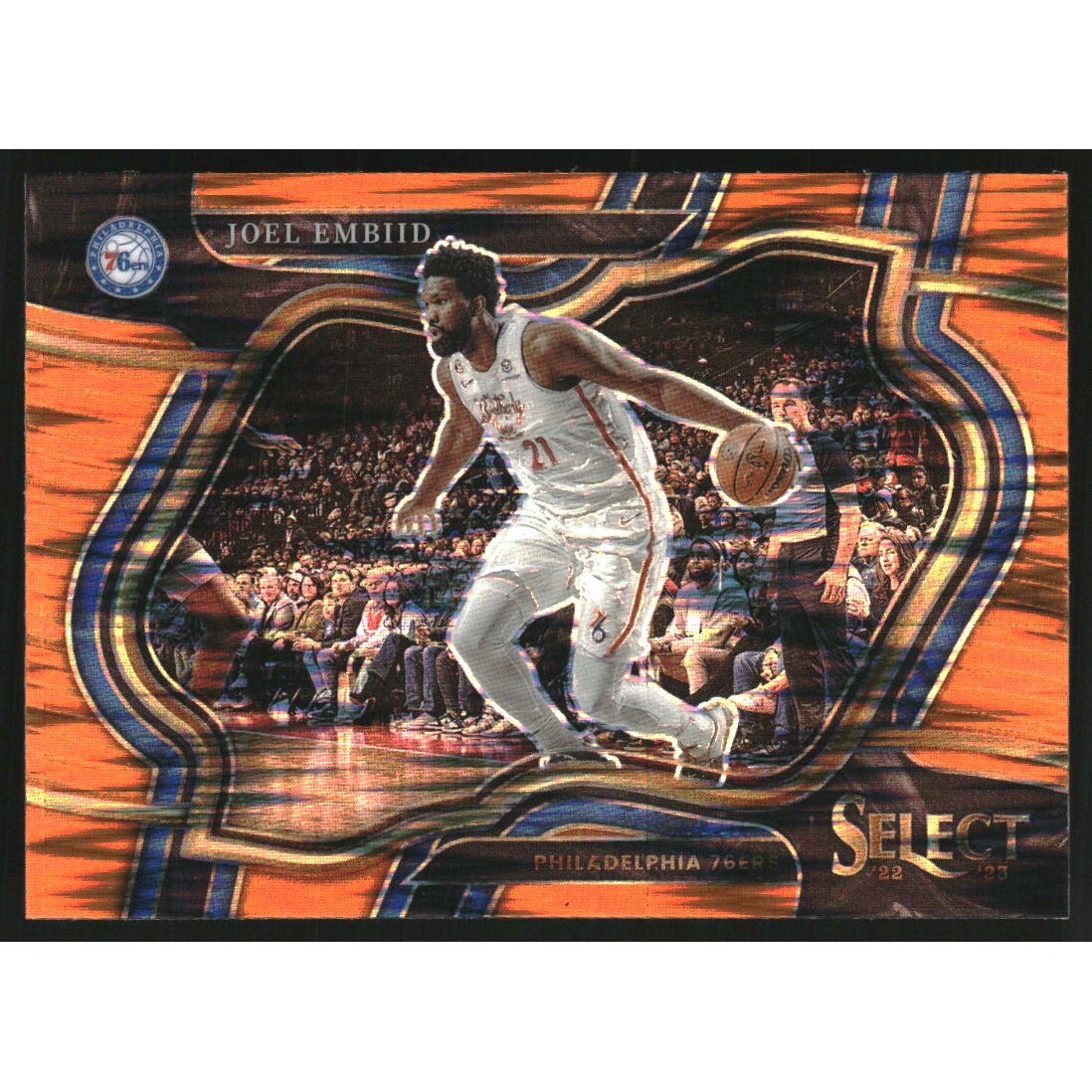 2022-23 Select Prizms Orange Flash #247 Joel Embiid