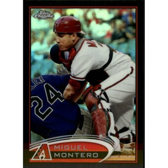 2012 Topps Chrome Black Refractors #111 Miguel Montero