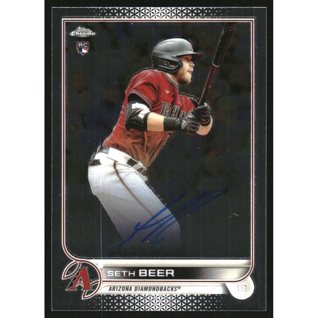 2022 Topps Chrome Rookie Autographs #RASBE Seth Beer