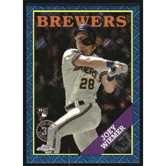 2023 Topps Update '88 Topps Silver Pack Chrome Blue Refractors #T88CU28 Joey Wiemer