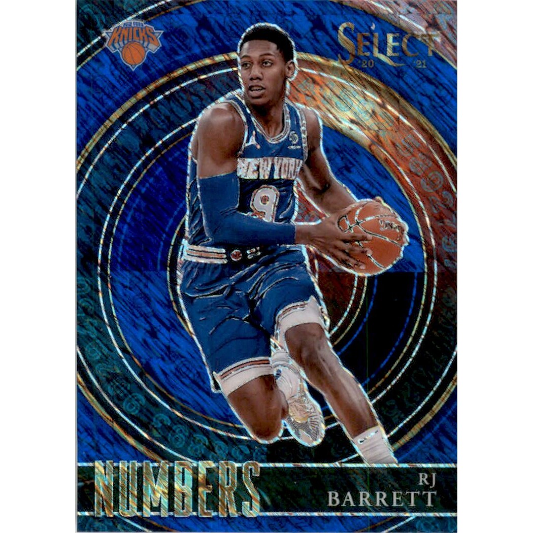 2020-21 Select Numbers Prizms Blue #40 RJ Barrett