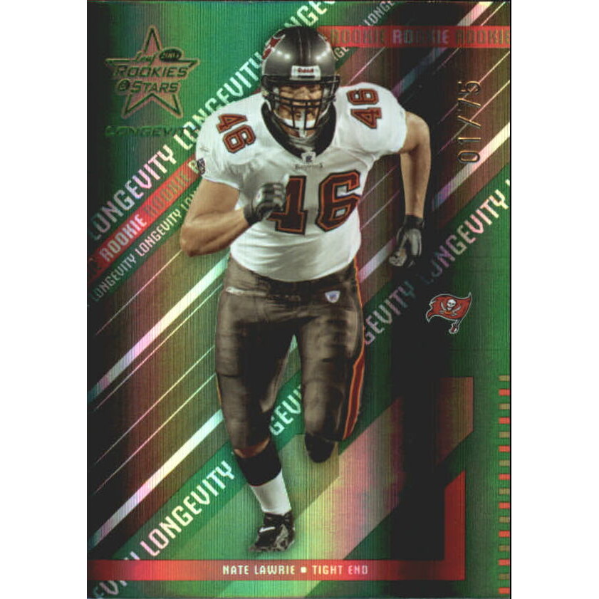 2004 Leaf Rookies and Stars Longevity Emerald #178 Nate Lawrie