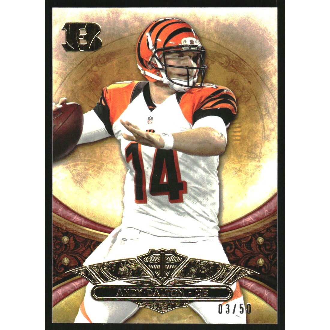 2013 Topps Triple Threads Ruby #16 Andy Dalton. rookie card picture