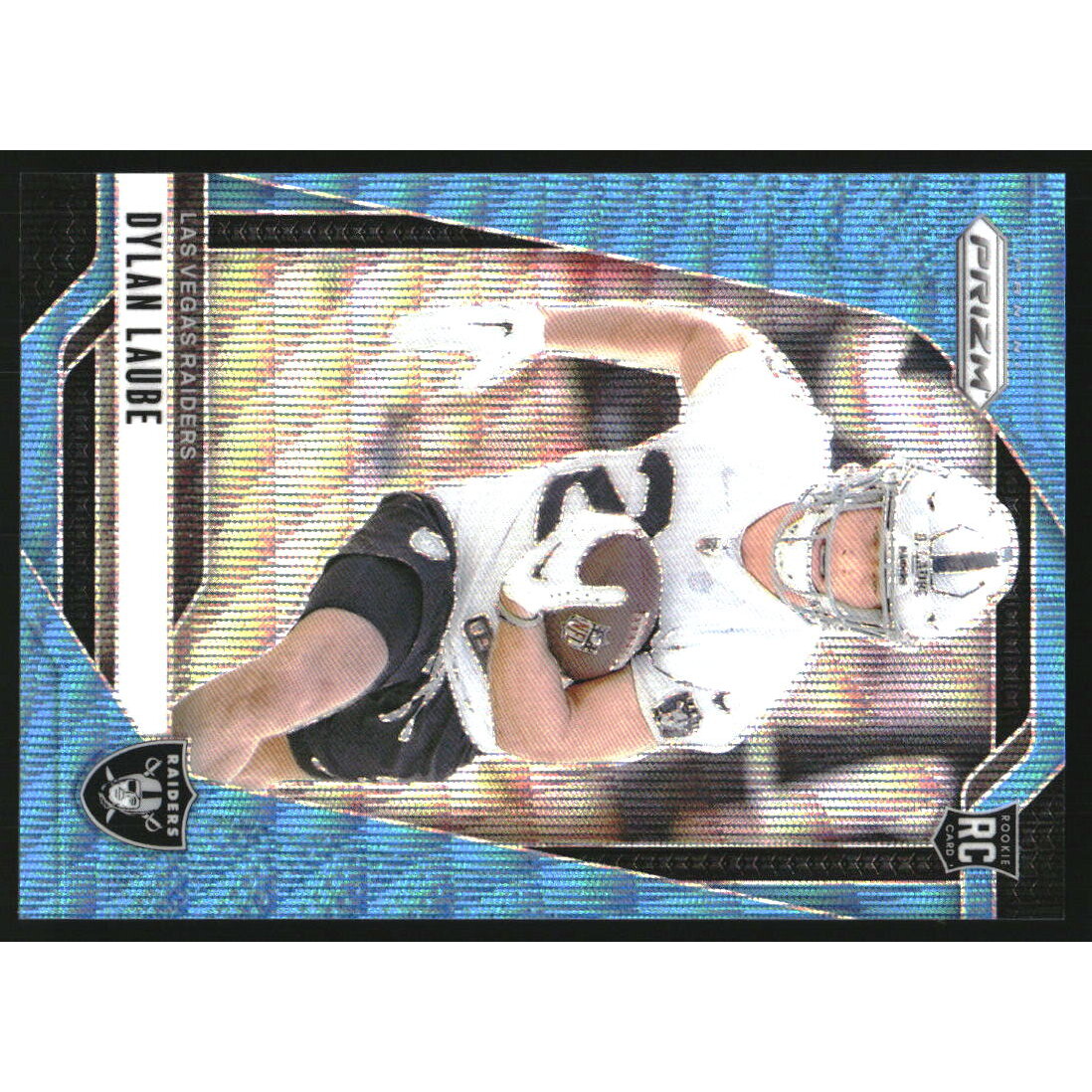 2024 Panini Prizm Prizms Blue Wave #330 Dylan Laube