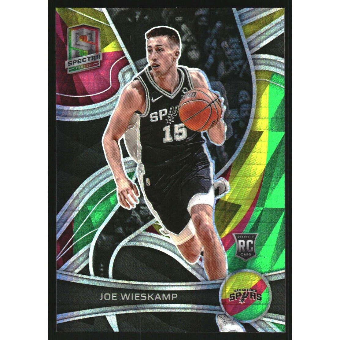 2021-22 Panini Spectra Asia Red Yellow Green #133 Joe Wieskamp