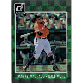 2017 Donruss Elite Series Silver #ES11 Manny Machado