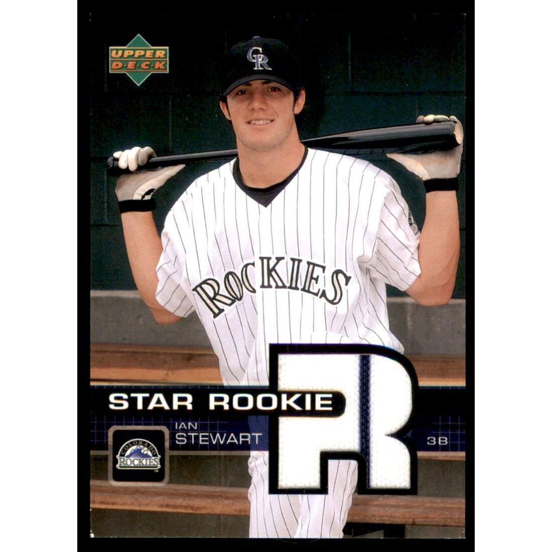 2003 Upper Deck Prospect Premieres Game Jersey #P92 Ian Stewart