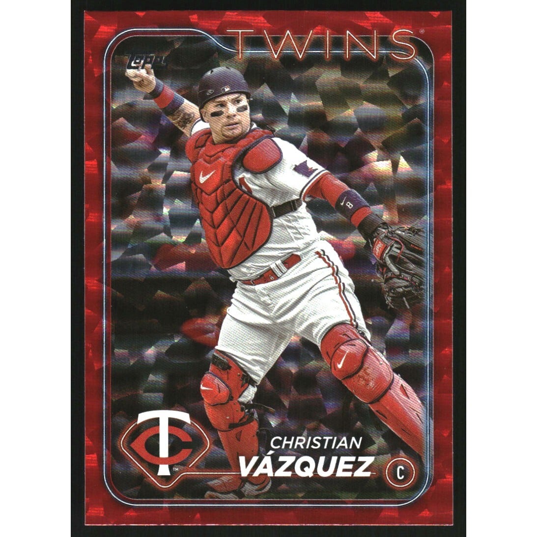 2024 Topps Red Foil #654 Christian Vazquez
