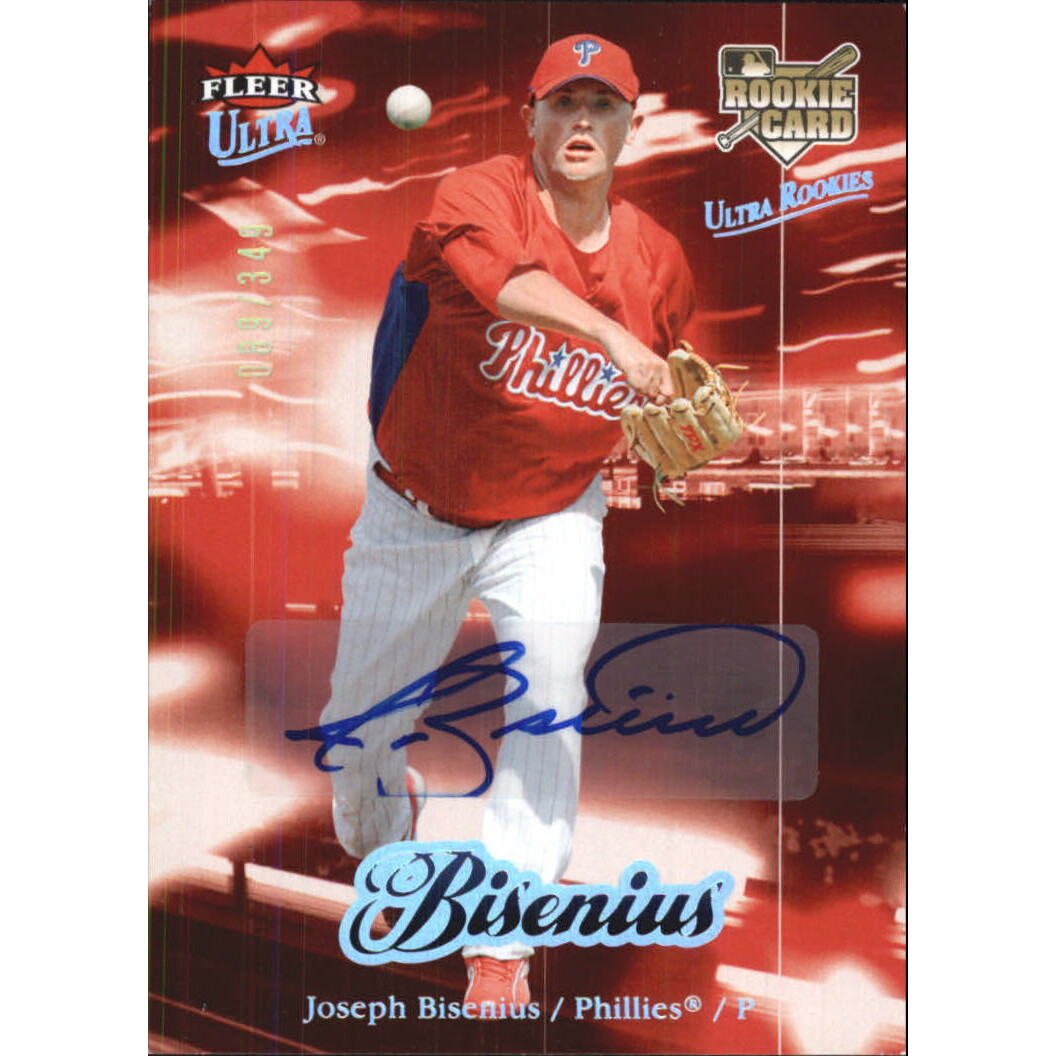 2007 Ultra Rookie Autographs #203b Joseph Bisenius/349