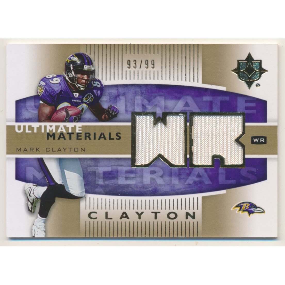 2007 Ultimate Collection Materials Gold #UMCL Mark Clayton