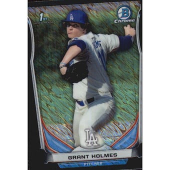 2014 Bowman Chrome Mini Factory Set Black Shimmer Refractors #274 Grant Holmes