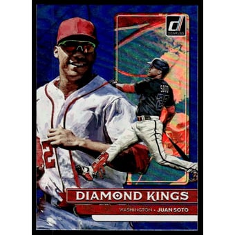 2022 Donruss Holo Blue #20 Juan Soto DK