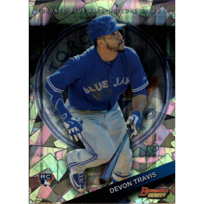 2015 Bowman's Best Atomic Refractors #54 Devon Travis. rookie card picture