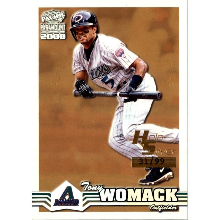 2000 Paramount Holographic Silver #17 Tony Womack