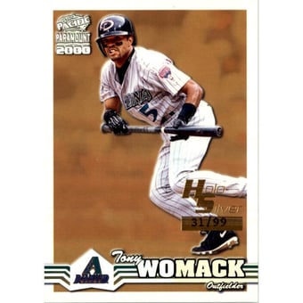 2000 Paramount Holographic Silver #17 Tony Womack