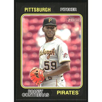 2023 Topps Heritage Black Border #244 Roansy Contreras