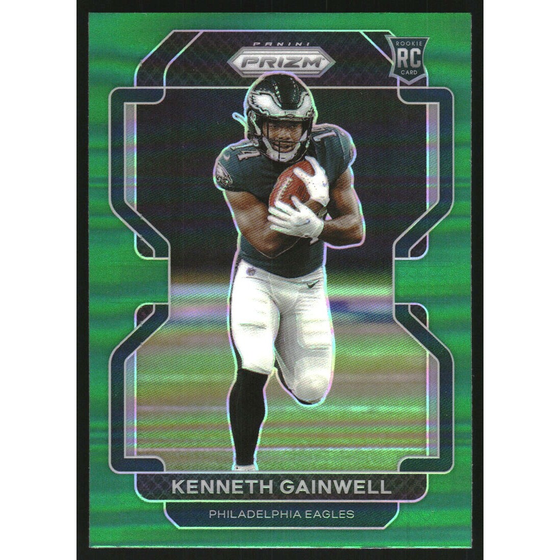 2021 Panini Prizm Prizms Green #369 Kenneth Gainwell