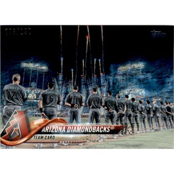 2018 Topps Factory Set Foilboard #659 Arizona Diamondbacks