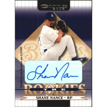 2002 Donruss Rookies Autographs #71 Shane Nance/100