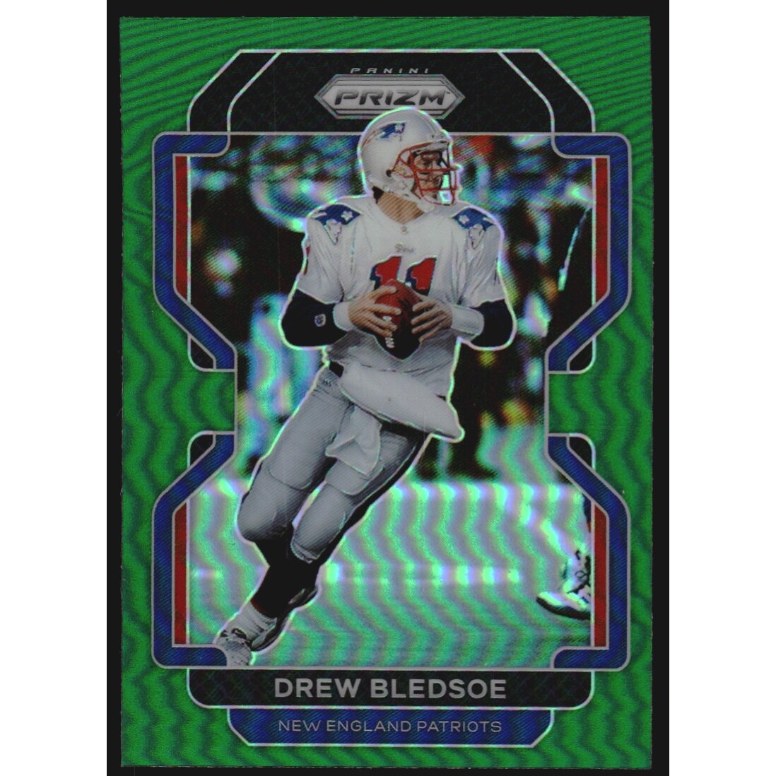 2021 Panini Prizm Prizms Green #102 Drew Bledsoe