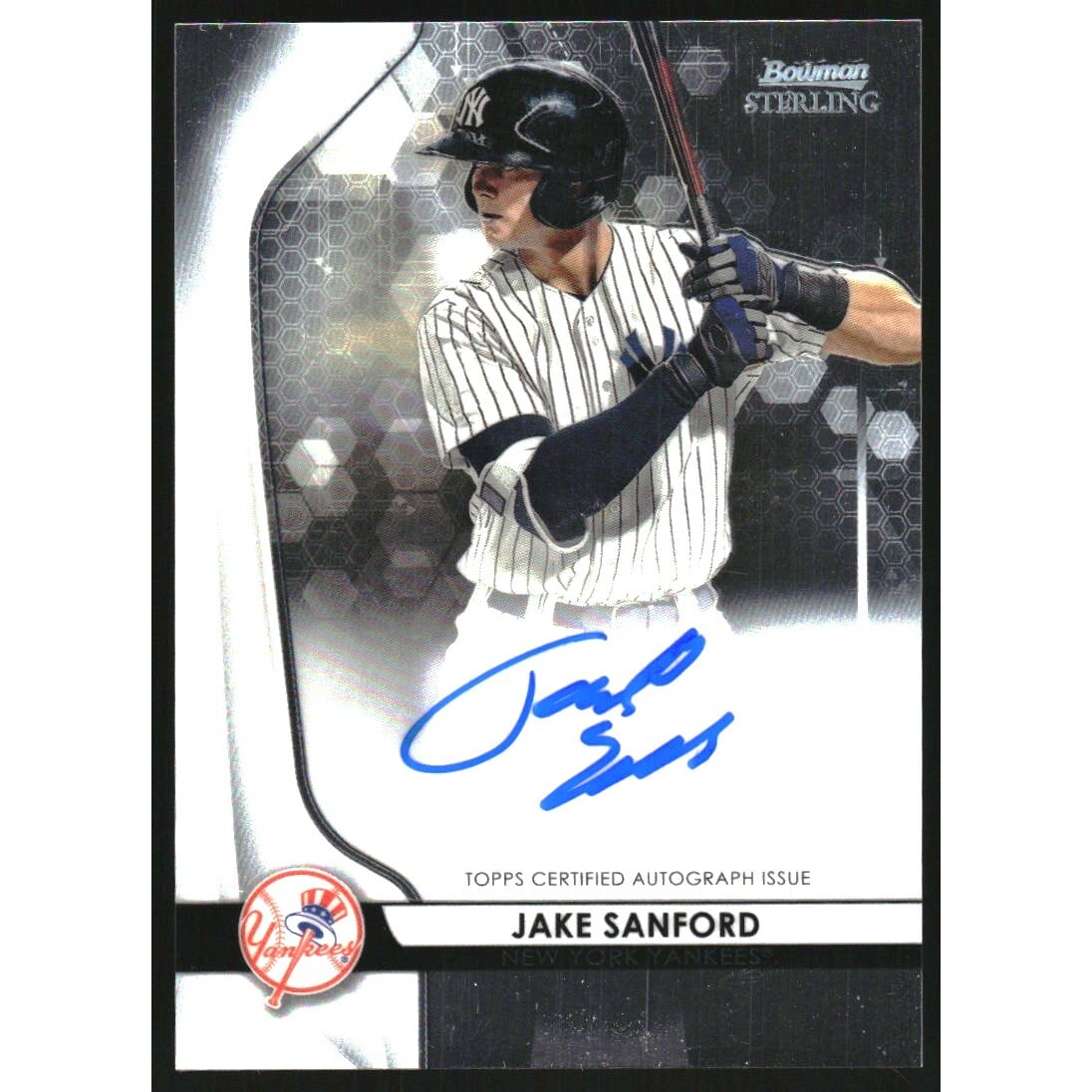 2020 Bowman Sterling Prospect Autographs #BSPAJS Jake Sanford