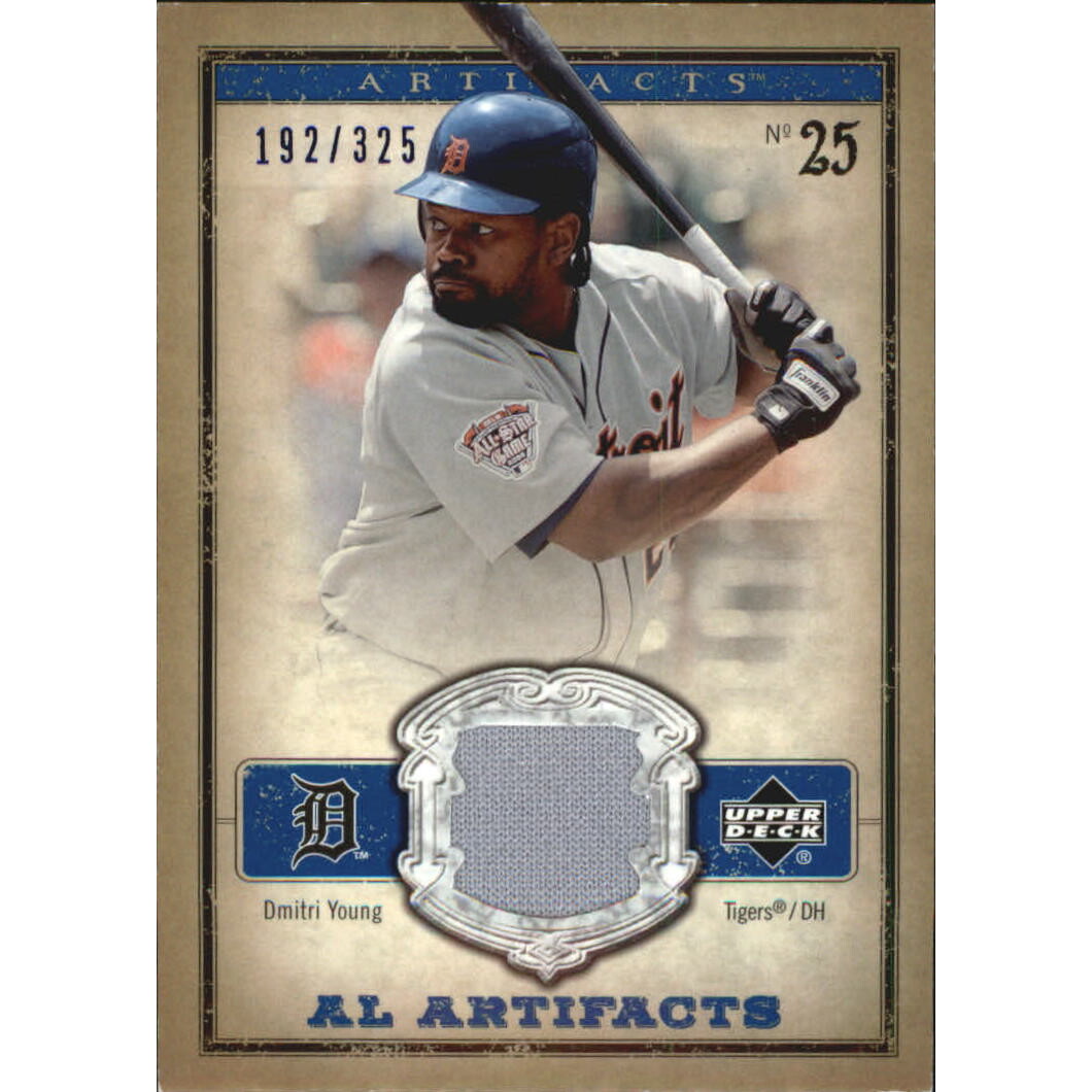 2006 Artifacts AL/NL Artifacts Blue #DYA Dmitri Young Jsy/325 2006 Artifacts AL/NL Artifacts Blue #DYA Dmitri Young Jsy/325