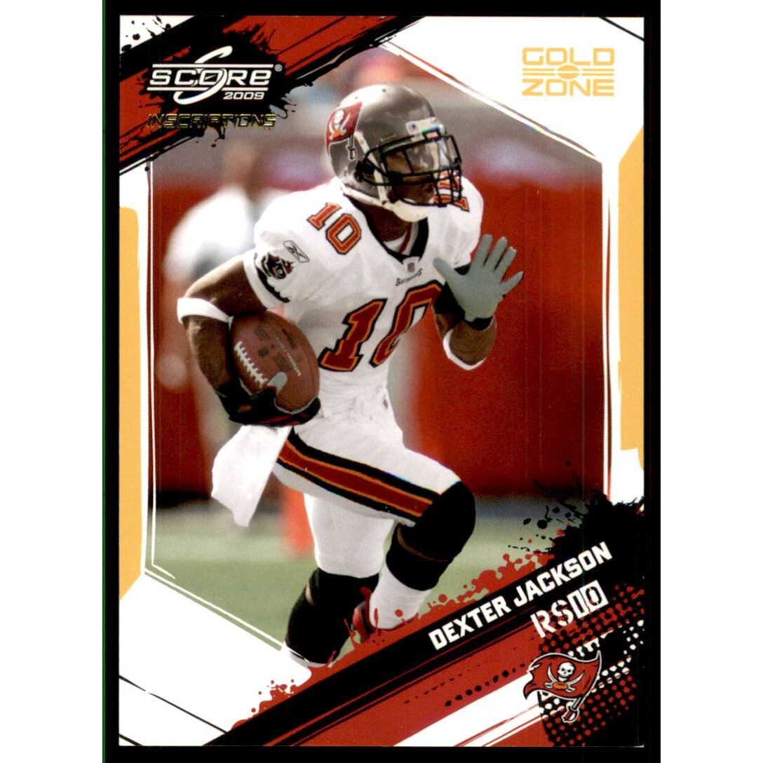 2009 Score Inscriptions Gold Zone #275 Dexter Jackson