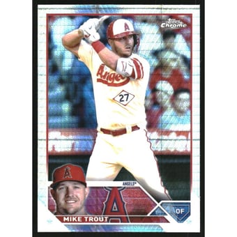 2023 Topps Chrome Prism Refractors #27 Mike Trout