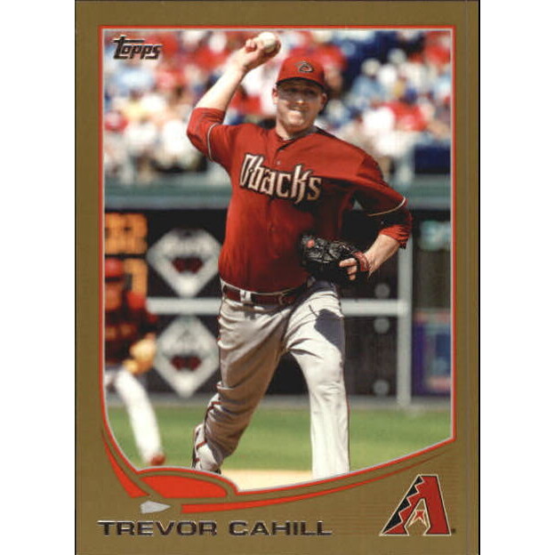 2013 Topps Mini Gold #471 Trevor Cahill