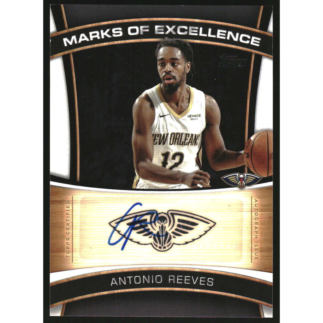 2025-26 Topps Marks of Excellence #MEAR Antonio Reeves
