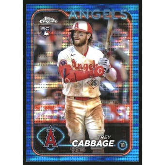 2024 Topps Chrome Blue Sonar Refractors #226 Trey Cabbage