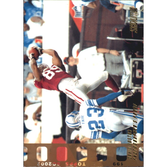 2002 Stadium Club Photographer's Proofs #109 David Boston