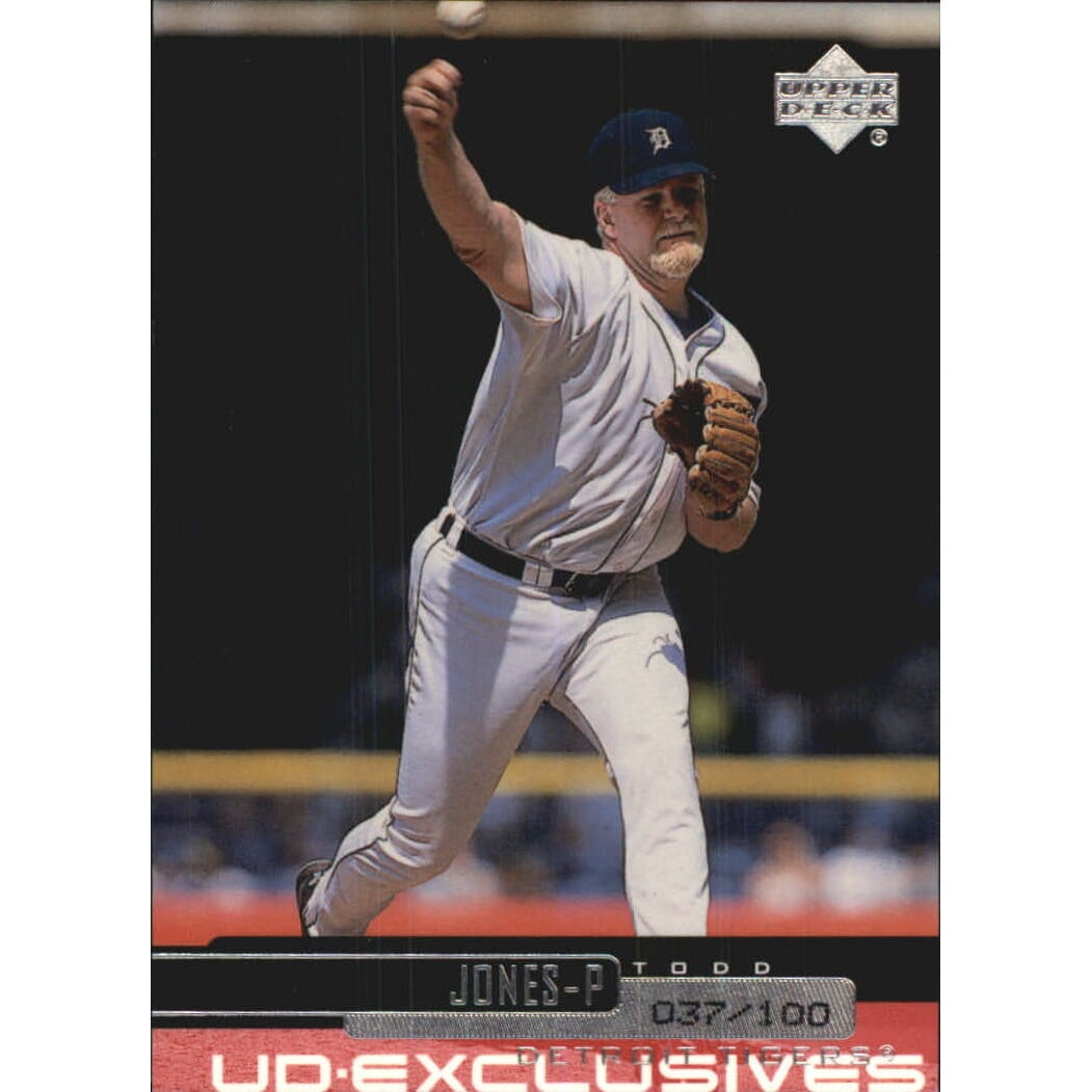 2000 Upper Deck Exclusives Silver #116 Todd Jones. rookie card picture