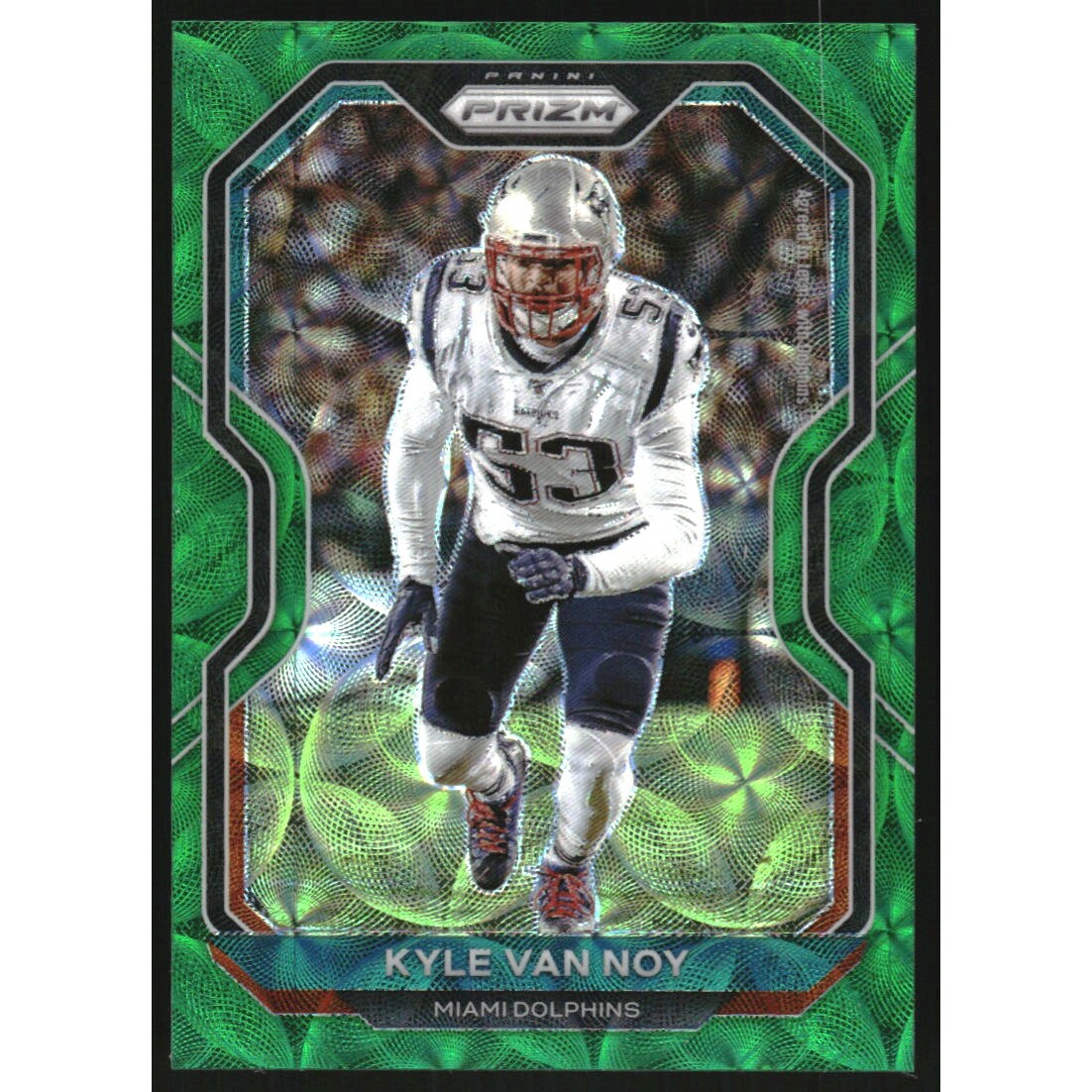 2020 Panini Prizm Prizms Green Scope #16 Kyle Van Noy